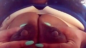 Amateur mature gets anal creampie outdoors!