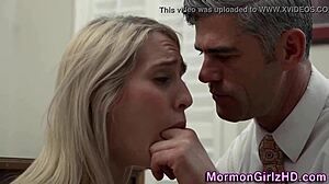 mormon teen 18+ masturbates while being watched