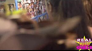 Slutty Amateur Flashes Nude In Public Street At Fantasy Fest Party