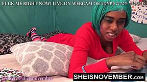 Brat step daughter stuffs panties and performs blowjob after work.