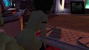 Smashing Cass in Big Hero 6 hentai parody