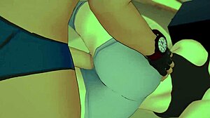 Tv woman in room wants to ride wearing sport clothes