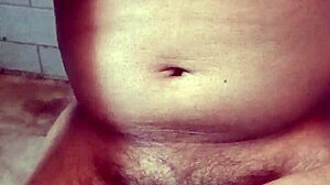 Old Indian Gay Bottom Takes Own Golden Shower in Detailed Scene