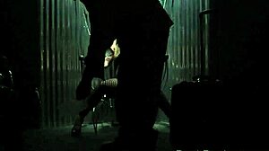 Did her master throat the bdsm sub?