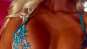 Monika Fox teases with pierced nipples before pornshoot