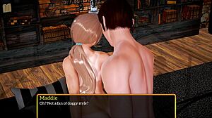 My new family 416 with shaved pussy and monster cock