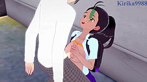 Nemona and Iono in Pokemon adventure