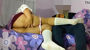 latina's huge butt, can't resist banging her hard