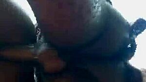 Romantic Outdoor Sex with Mature Black Couple Bent Over