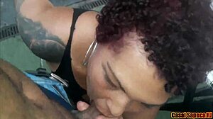 lucky guy gets triple blowjob at party