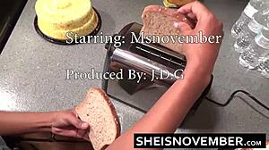 Step Brother Convinces Cute Step Sister In Kitchen