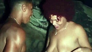 Risky public sex on beach almost caught by police