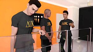 being a dik chick route with big tits and ass in erotic game