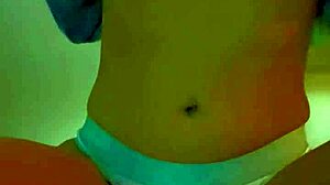 hot teen feels horny and cums hard