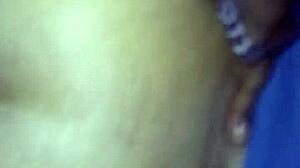 Ebony Squirts from Big Black Cock Doggy Creampie