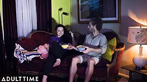 model time quarantine sex with step-dad... fingering and more