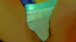 hot teen feels horny and cums hard