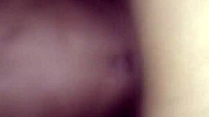 Ebony Squirts from Big Black Cock Doggy Creampie