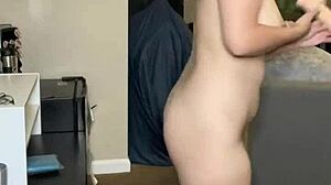 this psycho slut is desperate in her audition 😈