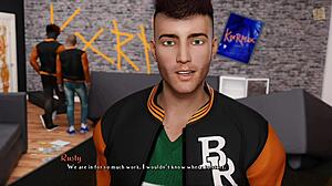 being a dik chick route with big tits and ass in erotic game