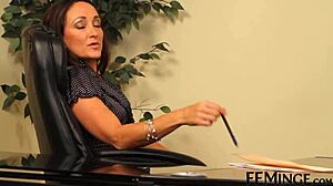 Hey, you see this co-ed licking the university director's pussy?