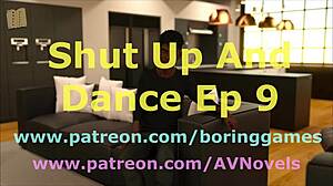 shut up and dance nine with brunette in game