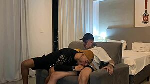 I-I can't believe this cute babe is spreading her legs for my jerk off instructions in the kitchen!