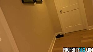 Indecisive homebuyer plows stunning brunette agent in hardcore doggystyle