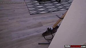 Horny MILF Stepmom Gets Help from Perv Stepson!