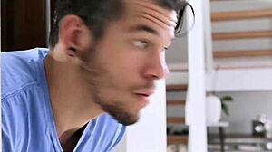 Smooth fucking from stepbro and stepsis riding his cock