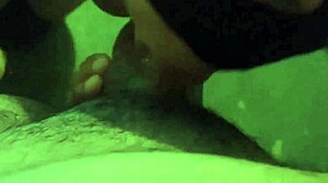 Tiny Filipina fucks and eats cum in the garage 😍