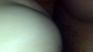 My white tranny girlfriend in 3some with friend and big black cock.