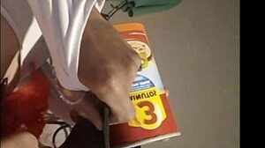 Shemale Drinks Urine with Prostitute