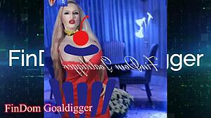 Superior Blonde Goddess Gives Jerk Off Instructions