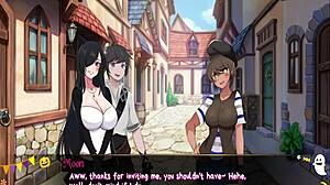 Horror mansion ep1 features intense footjob under the table in anime hentai 😈