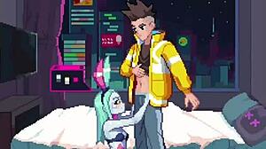 Pixel Art Hentai Compilation Featuring Anal Scenes With Futanari Characters And Monster Cocks Set To Funk Music.