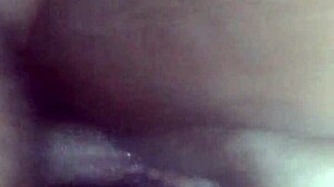 ebony bbw squirts passionately in close-up, feeling intense pleasure