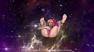 Teen Amateur Cosplays As Scathach! Pussy Dripping In Wild Masturbation!