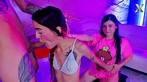 Delicious hot blowjobs from latina girl.