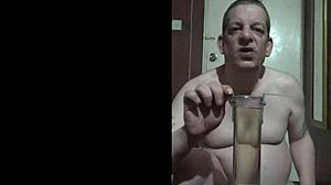 Feed it to me, you shy naked bisexual amateur in humiliation scene!