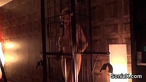 Unfaithful British MILF Lady Sonia shows off her huge melons 😍