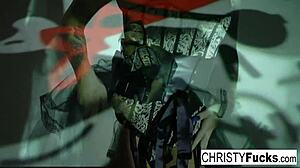 sexy christy mack intensely plays with her amazing ass and tight wet pussy as pirate