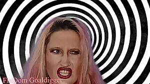 Superior Blonde Goddess Gives Jerk Off Instructions