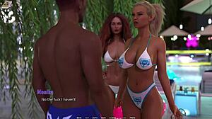 Crazy girl in Taboo University makes out with rich spoiled redhead exgirlfriend