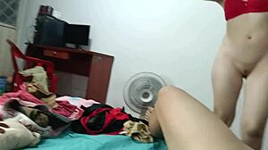 omg, mi hermosa hermanastra models hot lingerie for a wild favor! 🔥