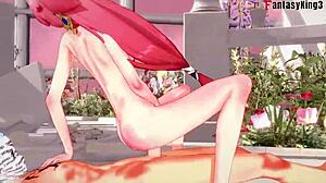 yae miko fucking naked in genshin impact full fantasyking3 step ahegao pink haired girl