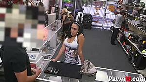 Wow, latina with amazing tits fucked by monster cock