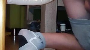 Gay Teen Rides Dildo in Yummy Ass