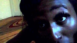 Ebony Sucking Big Black Dick!