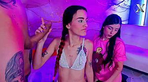 Delicious hot blowjobs from latina girl.